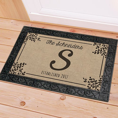 Family Name & Initial Doormat