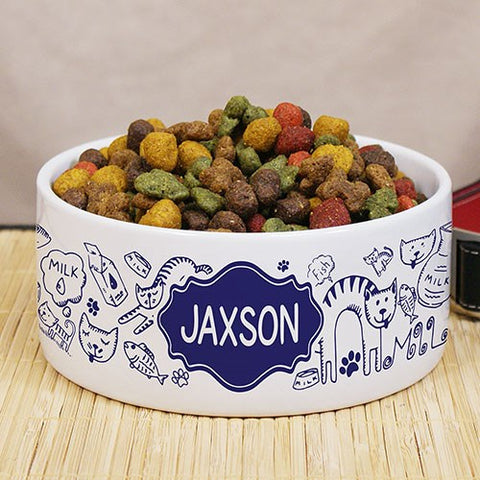 Personalized Cat Food Bowl