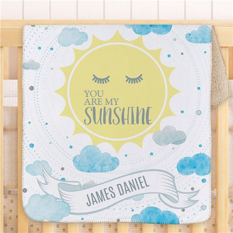 Personalized Sunshine Baby Blanket