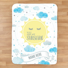 Personalized Sunshine Baby Blanket