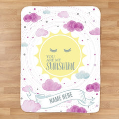 Personalized Sunshine Baby Blanket