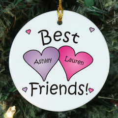 Best Friends Personalized Ornament