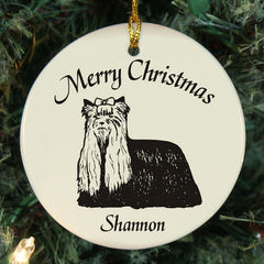 Dog Breed Personalized Ornament