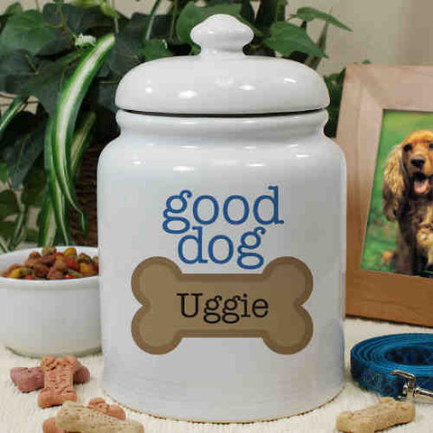 Good Dog Personalized Treat Jar