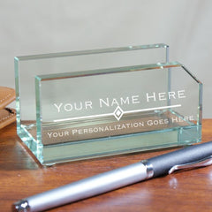 Engraved Business Card Holder