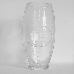 Engraved Football Beer Glass