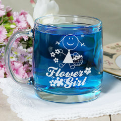 Flower Girl Glass Mug