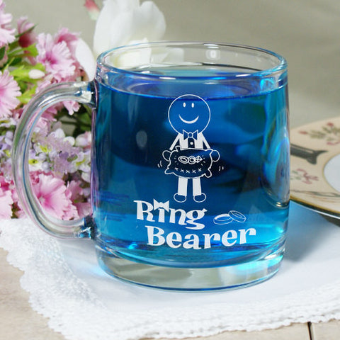 Ring Bearer Personalized Glass Mug